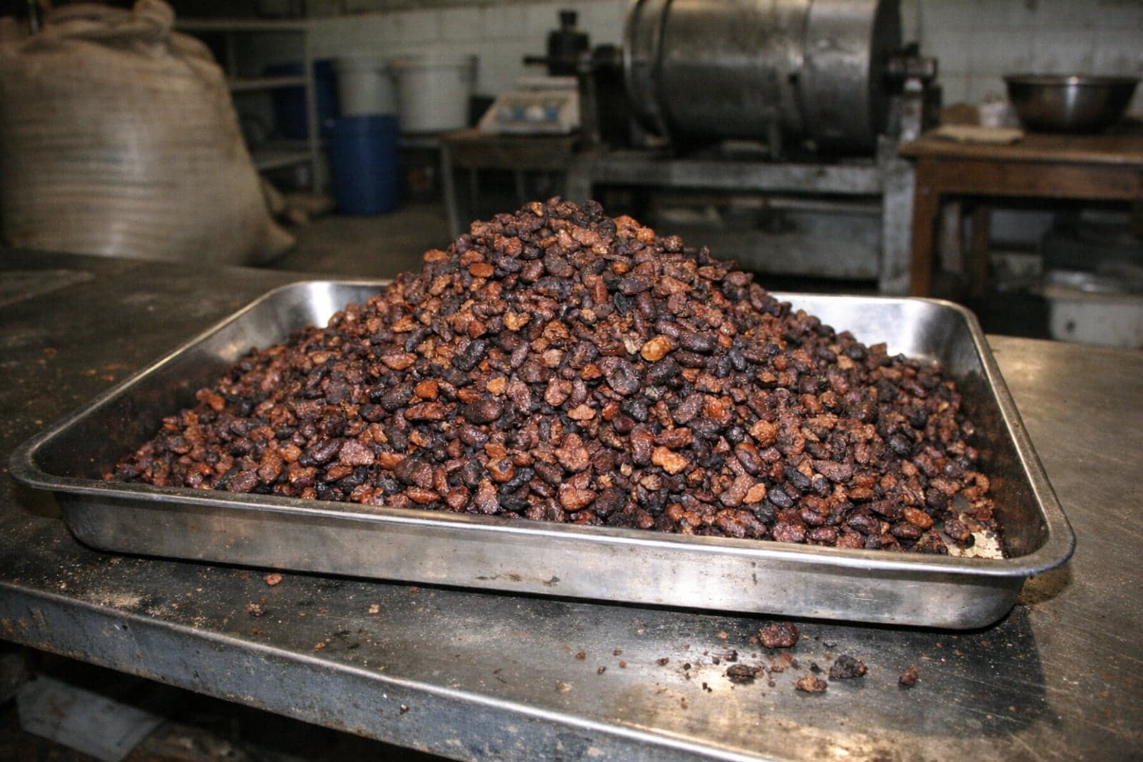 Fermented Cocoa nibs from Sulawesi