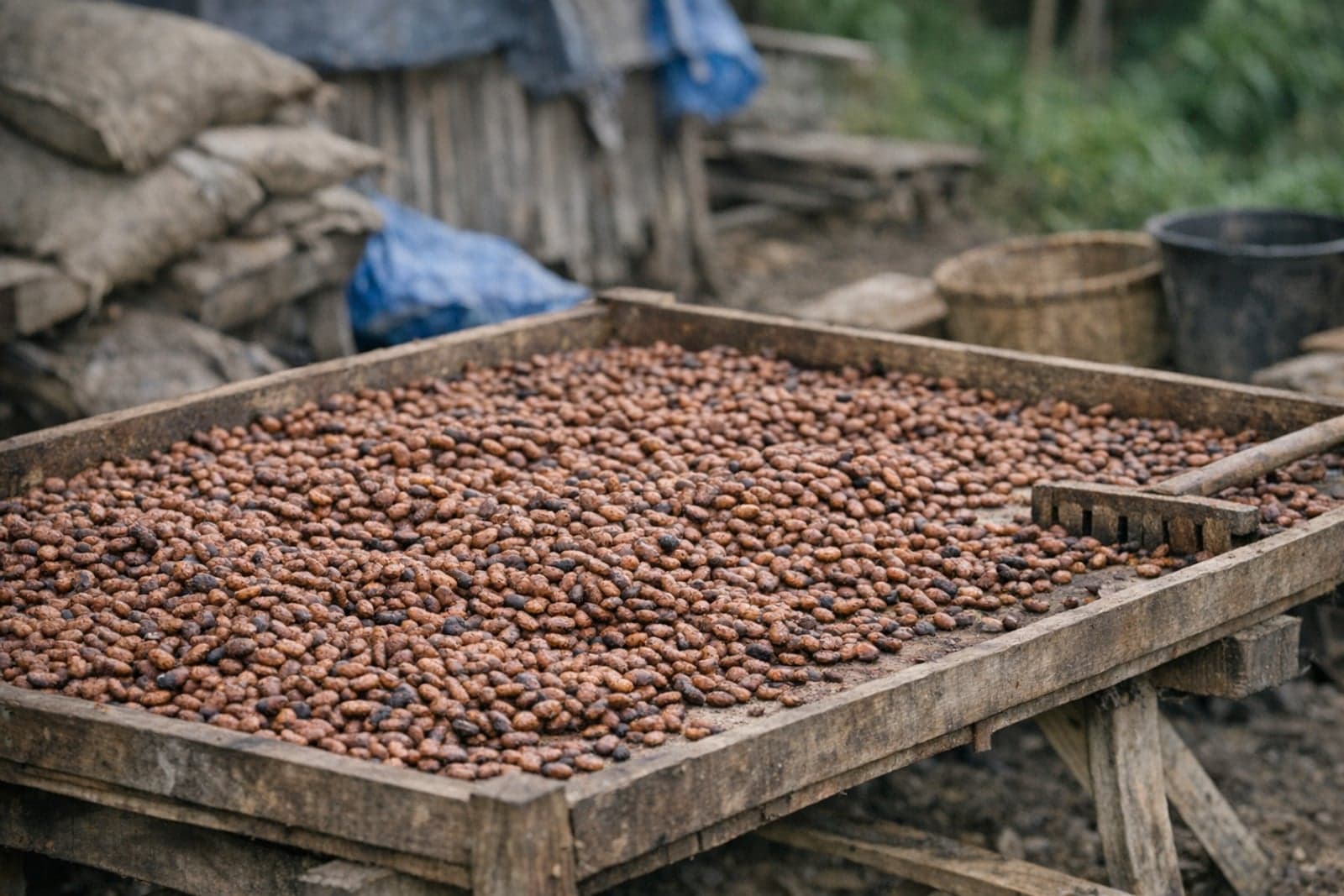 Fermented Grade A Whole beans from Papua
